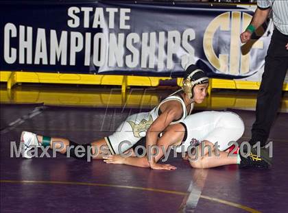Thumbnail 2 in CIF State Girls Wrestling Championships (Finals) photogallery.