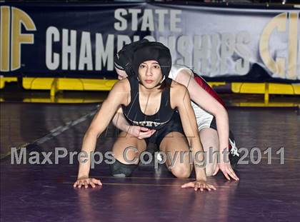 Thumbnail 1 in CIF State Girls Wrestling Championships (Finals) photogallery.