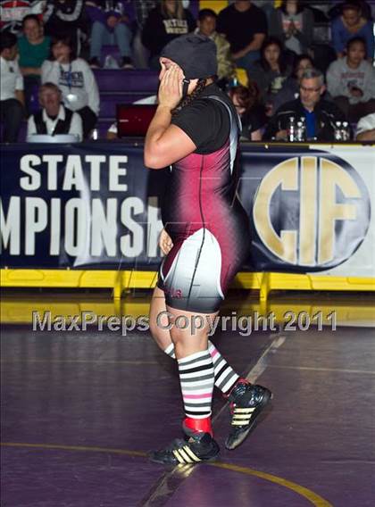 Thumbnail 2 in CIF State Girls Wrestling Championships (Finals) photogallery.
