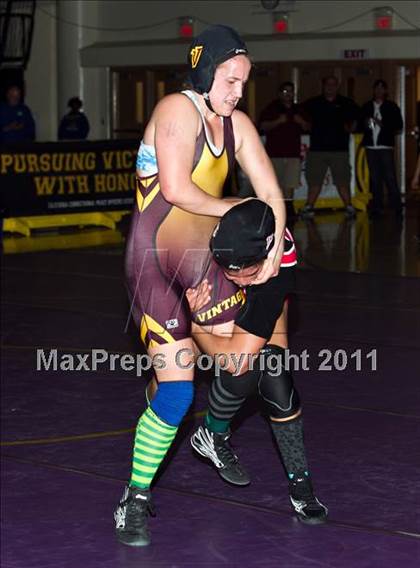 Thumbnail 2 in CIF State Girls Wrestling Championships (Finals) photogallery.