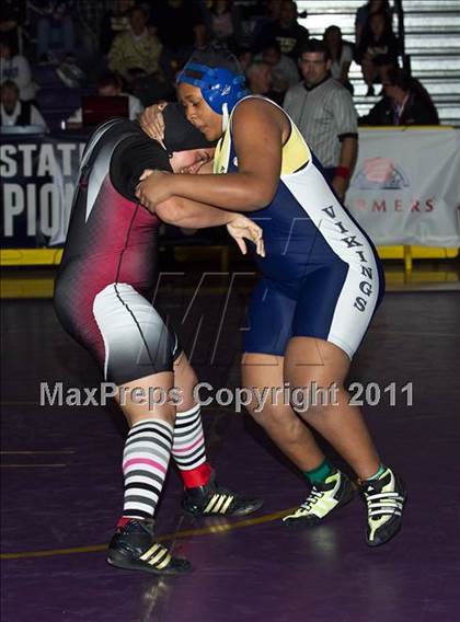 Thumbnail 2 in CIF State Girls Wrestling Championships (Finals) photogallery.