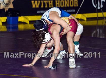 Thumbnail 3 in CIF State Girls Wrestling Championships (Finals) photogallery.