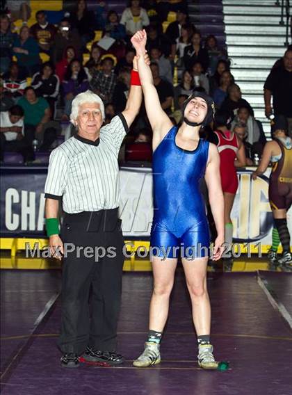 Thumbnail 3 in CIF State Girls Wrestling Championships (Finals) photogallery.