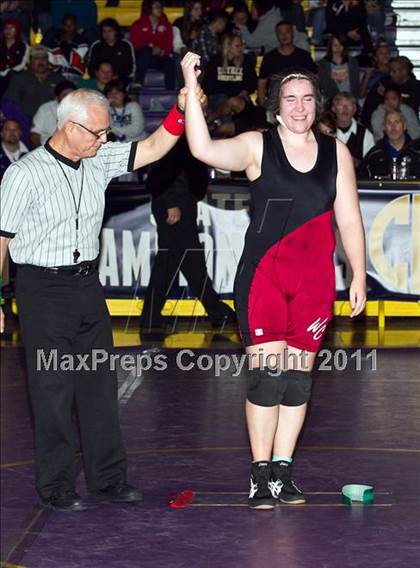 Thumbnail 2 in CIF State Girls Wrestling Championships (Finals) photogallery.