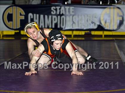 Thumbnail 2 in CIF State Girls Wrestling Championships (Finals) photogallery.