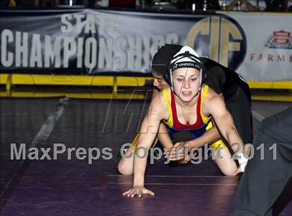 Thumbnail 2 in CIF State Girls Wrestling Championships (Finals) photogallery.