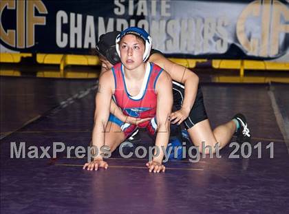 Thumbnail 3 in CIF State Girls Wrestling Championships (Finals) photogallery.