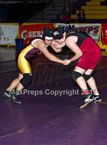 Thumbnail 2 in CIF State Girls Wrestling Championships (Finals) photogallery.