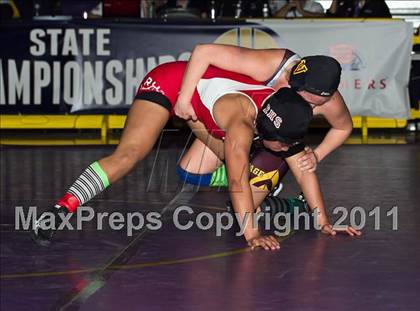 Thumbnail 2 in CIF State Girls Wrestling Championships (Finals) photogallery.