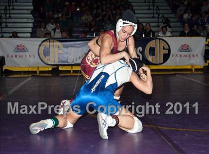 Thumbnail 3 in CIF State Girls Wrestling Championships (Finals) photogallery.