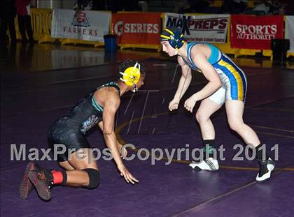 Thumbnail 2 in CIF State Girls Wrestling Championships (Finals) photogallery.