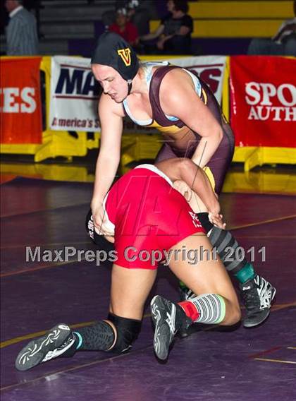 Thumbnail 2 in CIF State Girls Wrestling Championships (Finals) photogallery.