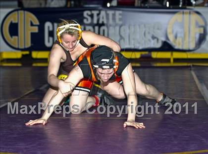 Thumbnail 2 in CIF State Girls Wrestling Championships (Finals) photogallery.