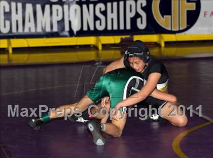Thumbnail 3 in CIF State Girls Wrestling Championships (Finals) photogallery.