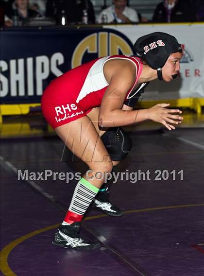 Thumbnail 2 in CIF State Girls Wrestling Championships (Finals) photogallery.