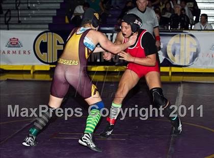 Thumbnail 3 in CIF State Girls Wrestling Championships (Finals) photogallery.