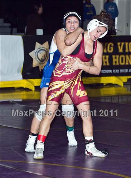 Thumbnail 1 in CIF State Girls Wrestling Championships (Finals) photogallery.