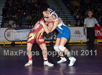 Thumbnail 2 in CIF State Girls Wrestling Championships (Finals) photogallery.