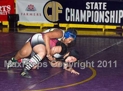 Thumbnail 3 in CIF State Girls Wrestling Championships (Finals) photogallery.