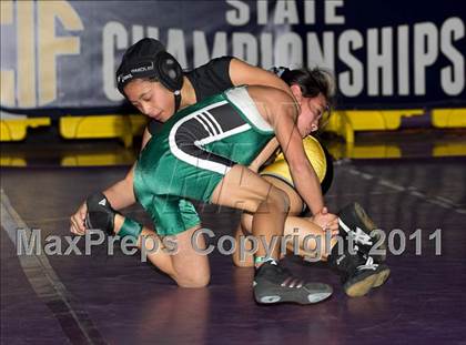 Thumbnail 1 in CIF State Girls Wrestling Championships (Finals) photogallery.