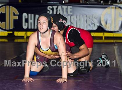 Thumbnail 3 in CIF State Girls Wrestling Championships (Finals) photogallery.