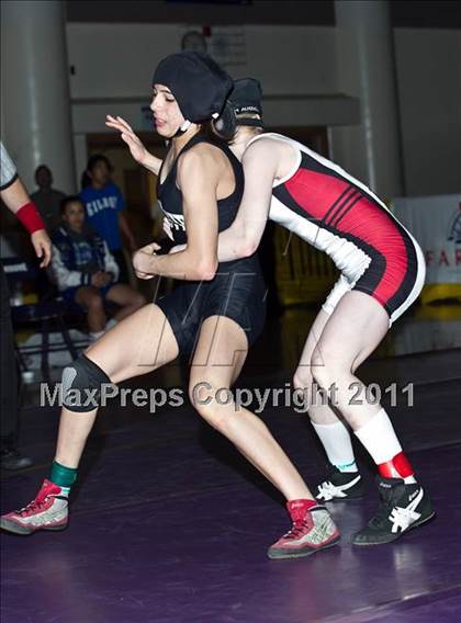 Thumbnail 3 in CIF State Girls Wrestling Championships (Finals) photogallery.