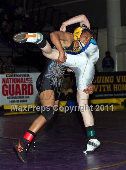 Thumbnail 1 in CIF State Girls Wrestling Championships (Finals) photogallery.