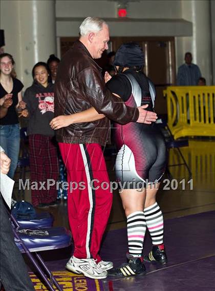 Thumbnail 2 in CIF State Girls Wrestling Championships (Finals) photogallery.