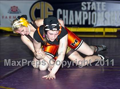 Thumbnail 3 in CIF State Girls Wrestling Championships (Finals) photogallery.