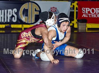 Thumbnail 3 in CIF State Girls Wrestling Championships (Finals) photogallery.