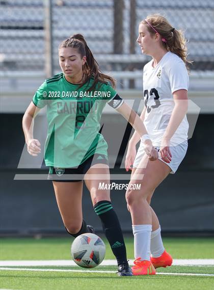 Thumbnail 2 in St. Agnes Academy vs Southlake Carroll (NEP Showcase) photogallery.