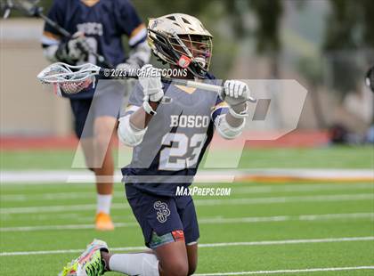 Thumbnail 3 in St. John Bosco @ Oak Park (CIF-SS Division 2 Round 1) photogallery.