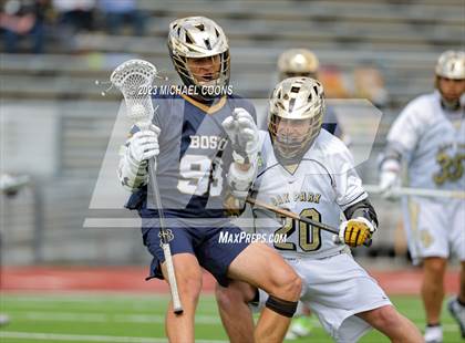 Thumbnail 3 in St. John Bosco @ Oak Park (CIF-SS Division 2 Round 1) photogallery.