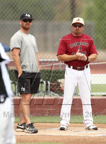 Thumbnail 1 in Alemany vs Archbishop Mitty (The California Classic) photogallery.