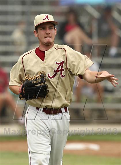 Thumbnail 1 in Alemany vs Archbishop Mitty (The California Classic) photogallery.