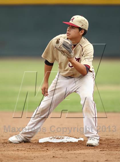 Thumbnail 1 in Alemany vs Archbishop Mitty (The California Classic) photogallery.
