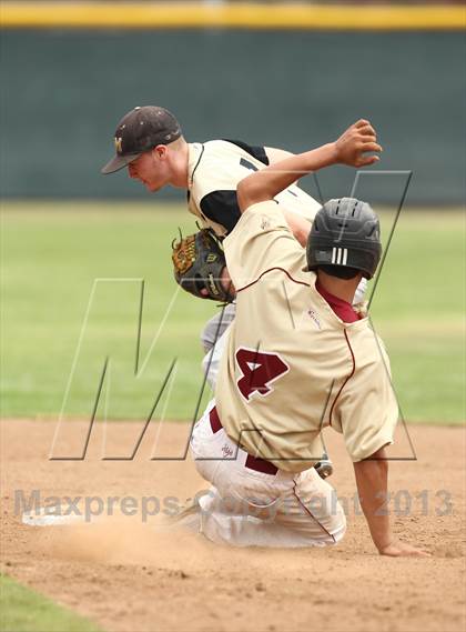 Thumbnail 2 in Alemany vs Archbishop Mitty (The California Classic) photogallery.
