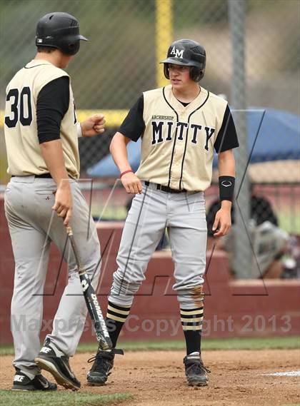 Thumbnail 2 in Alemany vs Archbishop Mitty (The California Classic) photogallery.