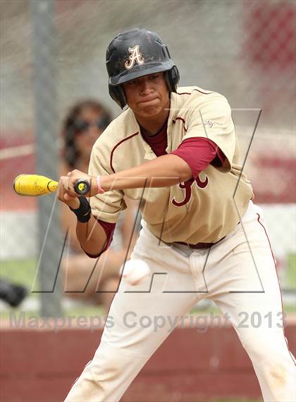 Thumbnail 1 in Alemany vs Archbishop Mitty (The California Classic) photogallery.