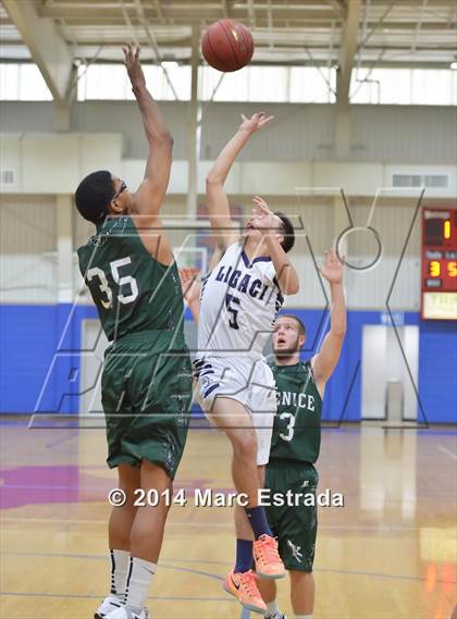 Thumbnail 3 in Legacy Christian Academy vs Venice 2014 Mustang Christmas Tournament photogallery.