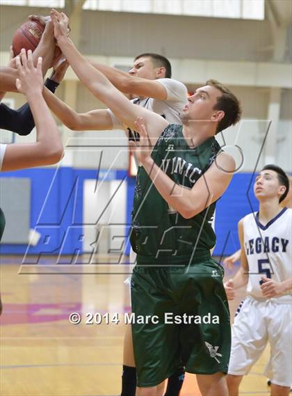 Thumbnail 3 in Legacy Christian Academy vs Venice 2014 Mustang Christmas Tournament photogallery.