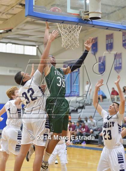 Thumbnail 3 in Legacy Christian Academy vs Venice 2014 Mustang Christmas Tournament photogallery.