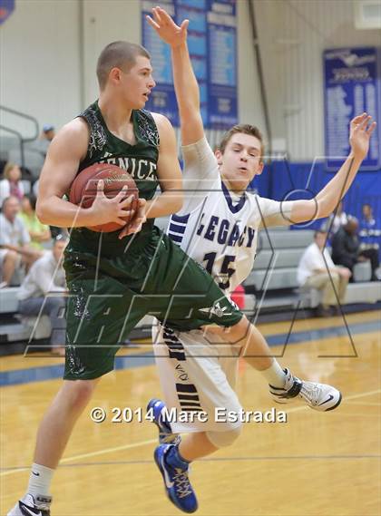 Thumbnail 1 in Legacy Christian Academy vs Venice 2014 Mustang Christmas Tournament photogallery.