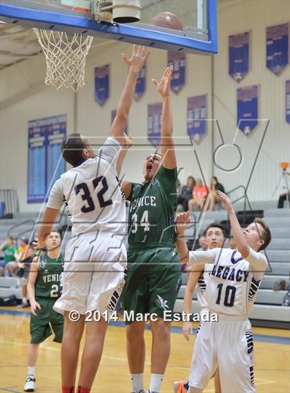 Thumbnail 3 in Legacy Christian Academy vs Venice 2014 Mustang Christmas Tournament photogallery.