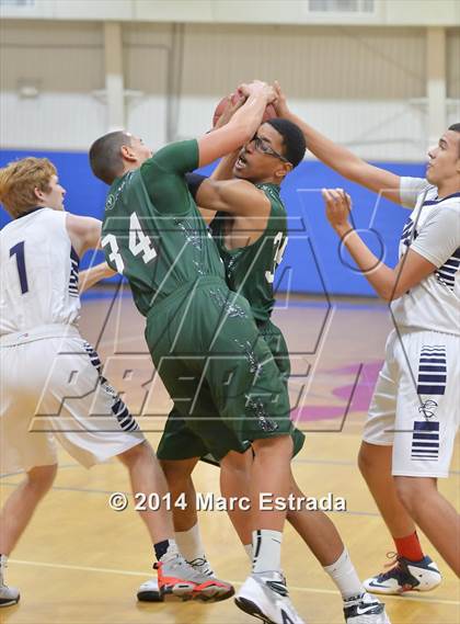 Thumbnail 1 in Legacy Christian Academy vs Venice 2014 Mustang Christmas Tournament photogallery.