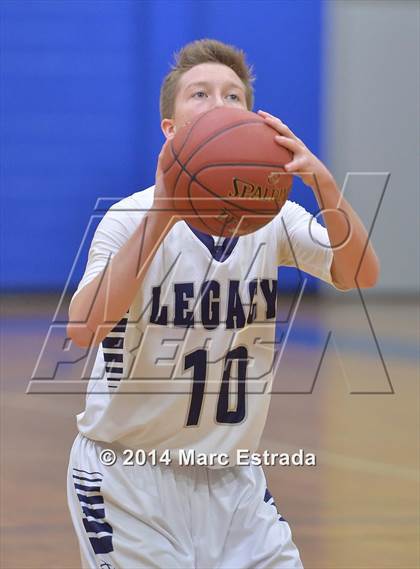 Thumbnail 1 in Legacy Christian Academy vs Venice 2014 Mustang Christmas Tournament photogallery.