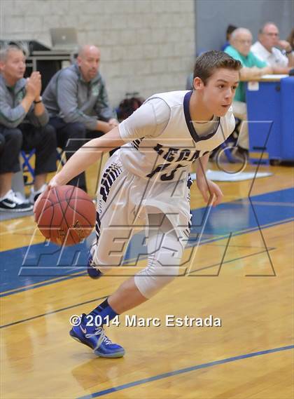 Thumbnail 2 in Legacy Christian Academy vs Venice 2014 Mustang Christmas Tournament photogallery.