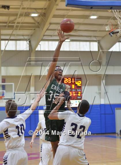Thumbnail 3 in Legacy Christian Academy vs Venice 2014 Mustang Christmas Tournament photogallery.