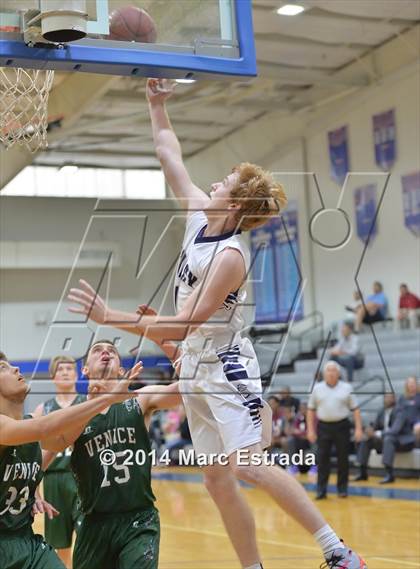 Thumbnail 1 in Legacy Christian Academy vs Venice 2014 Mustang Christmas Tournament photogallery.