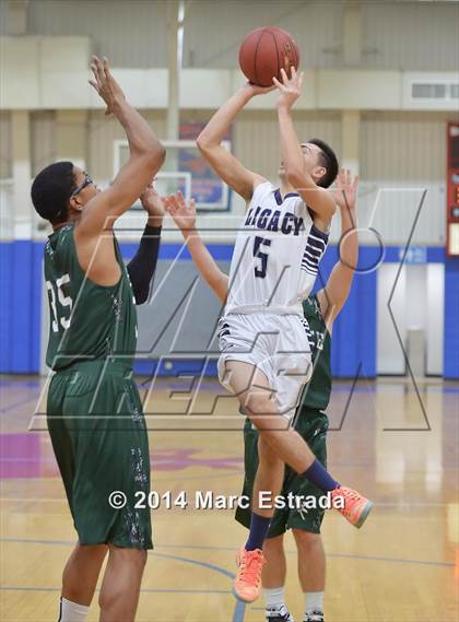 Thumbnail 2 in Legacy Christian Academy vs Venice 2014 Mustang Christmas Tournament photogallery.